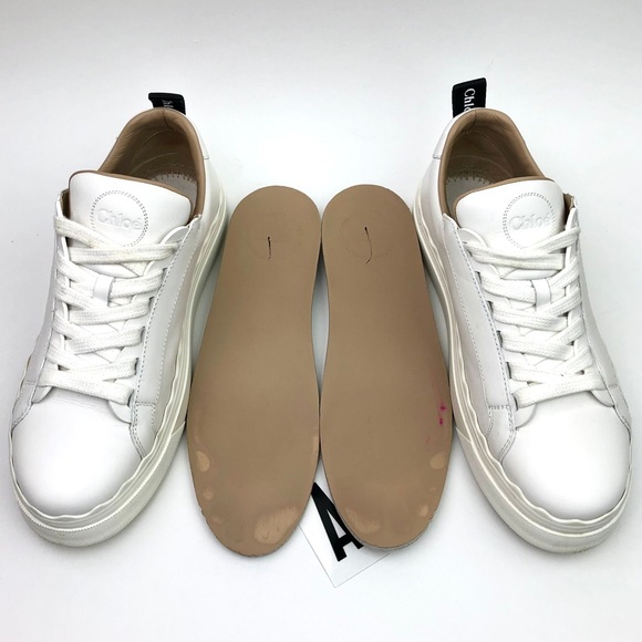 CHLOÉ Lauren Low Top Sneaker sz 7 - Picture 2 of 12